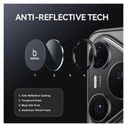 Huawei Pura 80 Pro/80 Pro+ Northjo kameralinsebeskyttelsessæt - sort