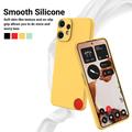 Nothing CMF Phone 2 Pro Flydende silikone cover med håndrem - gul
