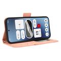 Nothing Phone (2a)/(2a) Plus Pung Cover med Kortholder - Pink