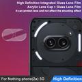 Nothing Phone (2a) Imak 2-i-1 HD Kamera Linse Hærdet Glas