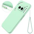 Nothing Phone (2a) Liquid Silikone Cover med Strop - Grøn