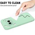 Nothing Phone (2a) Liquid Silikone Cover med Strop - Grøn