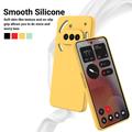 Nothing Phone (3a) Flydende silikone cover med håndrem - gul