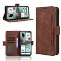 Nothing Phone (3a) Lite Kortholder Pung Etui - Brun