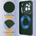 Nothing Phone (3a) Pro Liquid Silikone Cover - MagSafe Kompatibel - Mørkegrøn
