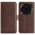 Nothing Phone (3a) Pro pungetui med magnetisk lukning - kalvetekstur - brun