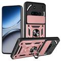 Nothing Phone (3a) Roterende Ring Hybrid Cover med Kameraskjold