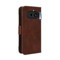 Nothing Phone (4a) Kortholder Pung Etui - Brun