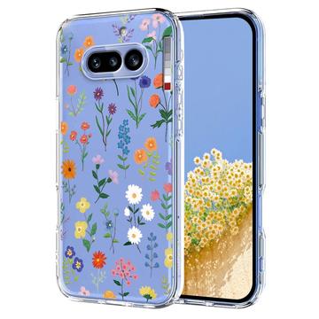 Nothing Phone (4a) TPU-cover med blomstermønster - tusindfryd