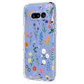 Nothing Phone (4a) TPU-cover med blomstermønster