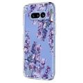 Nothing Phone (4a) TPU-cover med blomstermønster - Blåregn