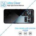 Nothing Phone (4a) Privacy Full Cover Skærmbeskytter Hærdet Glas - Sort Kant