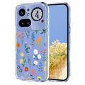 Nothing Phone (4a) Pro TPU-cover med blomstermønster