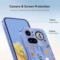 Nothing Phone (4a) Pro TPU-cover med blomstermønster