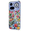 Nothing Phone (4a) Pro TPU-cover med blomstermønster - Liljer