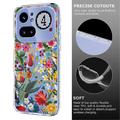 Nothing Phone (4a) Pro TPU-cover med blomstermønster - Liljer