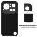 Nothing Phone (4a) Pro Flydende silikone cover med håndrem - Sort