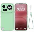 Nothing Phone (4a) Pro Flydende silikone cover med håndrem - Grøn