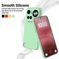 Nothing Phone (4a) Pro Flydende silikone cover med håndrem - Grøn