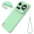 Nothing Phone (4a) Pro Flydende silikone cover med håndrem - Grøn