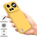 Nothing Phone (4a) Pro Flydende silikone cover med håndrem - Gul