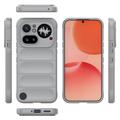 Nothing Phone (4a) Pro Rugged TPU Cover - Lysegrå