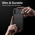 Nothing Phone (4b) Børstet TPU Cover - Karbonfiber