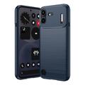 Nothing Phone (4b) Børstet TPU Cover - Karbonfiber