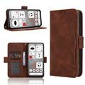 Nothing Phone (4b) Kortholder Pung Etui - Brun