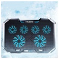 Nuoxi Q8 RGB Laptop Køleplade & Computerstativ - Sort