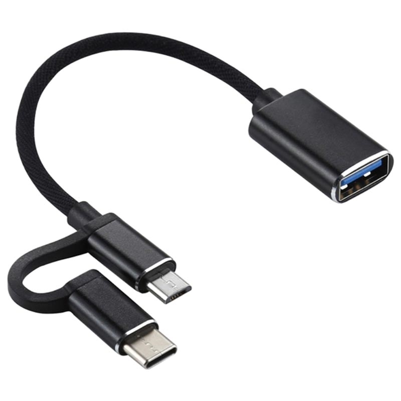 3.0 til USB-C / MicroUSB OTG