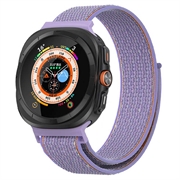 Samsung Galaxy Watch Ultra 2024/2025 Nylonrem med Velcrolukning - 47mm - Lilla