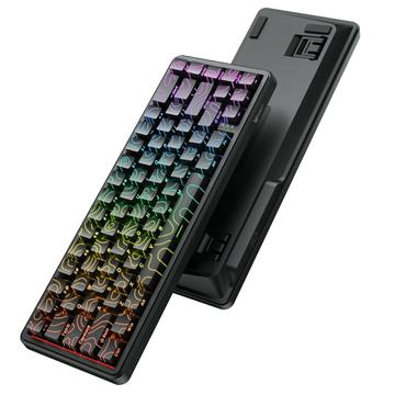 ONIKUMA G67 Magnetic Axis Kablet Mekanisk Tastatur med RGB-lys - Sort / Farverig