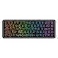 ONIKUMA G67 Magnetic Axis Kablet Mekanisk Tastatur med RGB-lys - Sort / Farverig