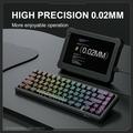ONIKUMA G67 Magnetic Axis Kablet Mekanisk Tastatur med RGB-lys - Sort / Farverig