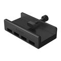ORICO MH4PU Klemmemonteret USB-hub - 4x USB 3.0 - Sort