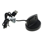 Samsung Gear Fit2/Gear Fit2 Pro OTB USB-opladerkabel - Sort