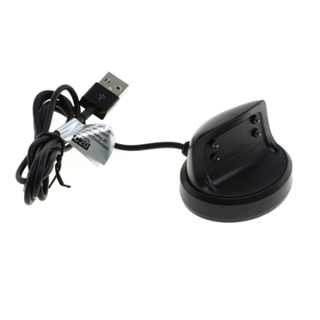 Samsung Gear Fit2/Gear Fit2 Pro OTB USB-opladerkabel - Sort