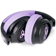 OTL Technologies Kuromi LED-belyste trådløse on-ear-hovedtelefoner - Sort / Lilla