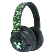 OTL Technologies Minecraft Creeper LED-lysende trådløse hovedtelefoner - sort / grøn