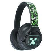 OTL Technologies Minecraft Creeper LED-lysende trådløse hovedtelefoner - sort / grøn