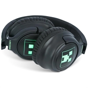 OTL Technologies Minecraft Creeper LED-lysende trådløse hovedtelefoner - sort / grøn