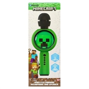 OTL Technologies Minecraft Creeper PopSing LED-oplyst trådløs karaokemikrofon