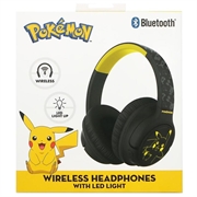 OTL Technologies Pokémon Pikachu LED-lysende trådløse hovedtelefoner - sort / gul