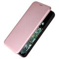 OnePlus 10T/Ace Pro Flip Cover - Karbonfiber - Rødguld