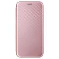 OnePlus 10T/Ace Pro Flip Cover - Karbonfiber - Rødguld