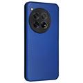 OnePlus 12 Flip Cover - Karbonfiber - Blå