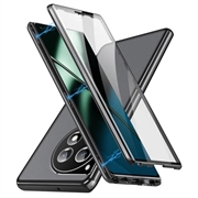 OnePlus 12 Magnetisk Cover med Hærdet Glas - Sort