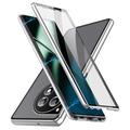 OnePlus 12 Magnetisk Cover med Hærdet Glas - Sølv