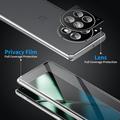 OnePlus 12 Magnetisk Cover med Hærdet Glas - Sølv